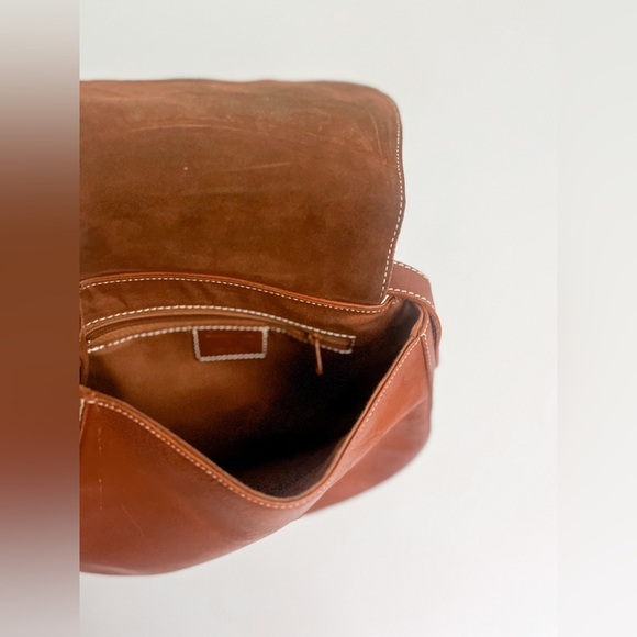 Brown Leather Crossbody - Picture 4 of 12